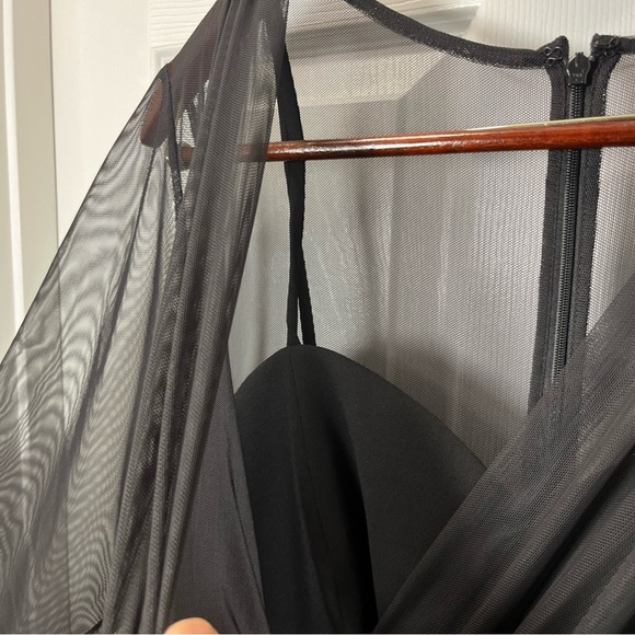 Alex Evenings Plus  Black Formal Evening Dress size 16W - Picture 3 of 12